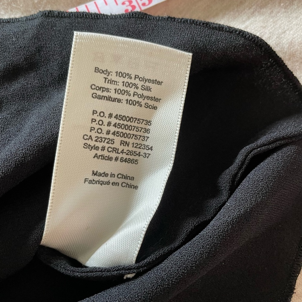 Aritzia Wilfred Black Silk and Polyester Ruffled Blouse Size XXS - Picture 9 of 9